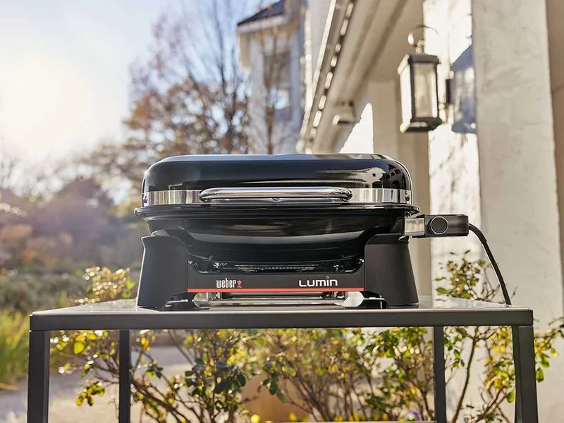 Weber Lumin Compact Black 1502044 - Barbecue électrique portable