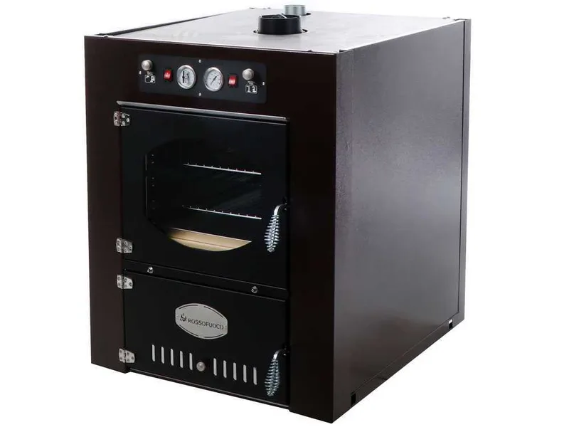 Rossofuoco Garden Color 80 - Four à bois encastrable Marron