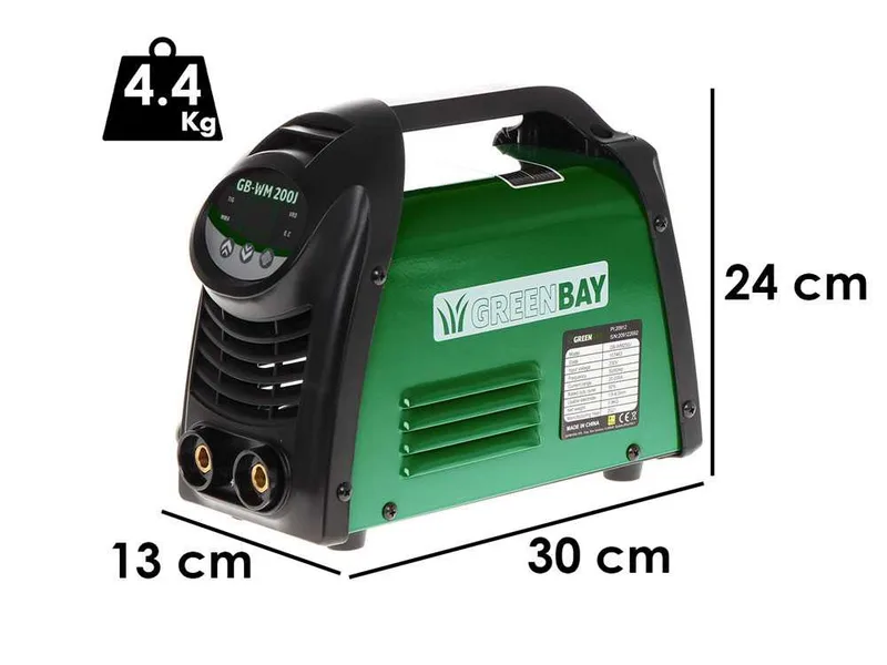 Poste à souder inverter à électrode à courant continu greenbay gb-wm 200J - 200A - avec Kit mma
