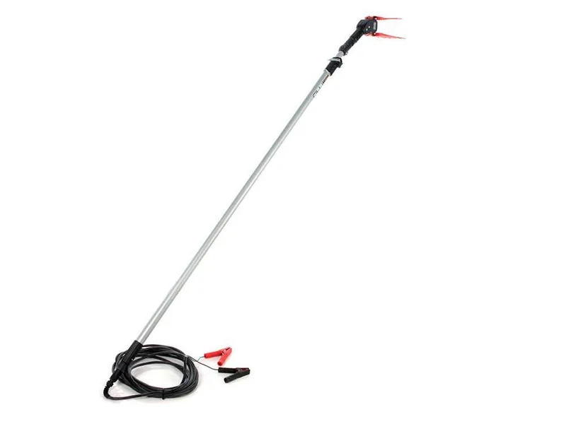 TecnoVIR Olivir - Peigne vibreur électrique à batterie T185-330 cm - perche télescopique en aluminium