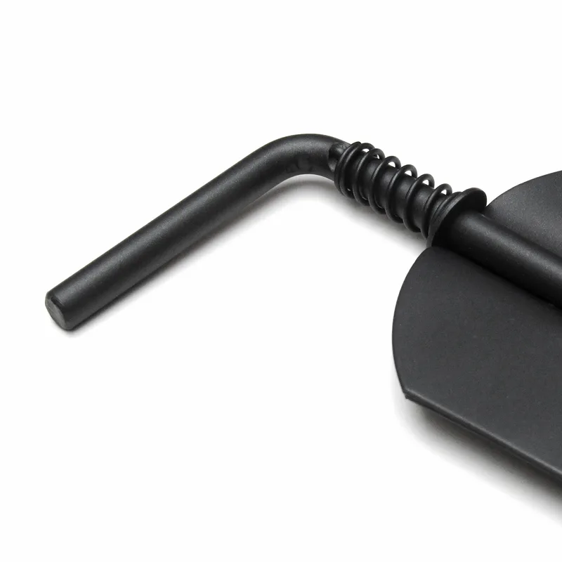 Raik Basic modérateur de tirage 180mm noir pour tuyau de fumée / conduit de fumée