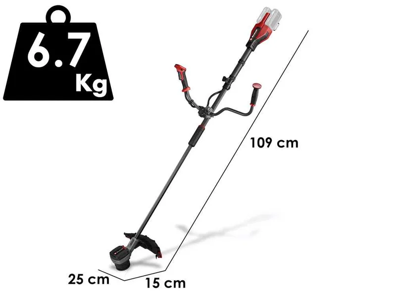 Einhell GP-BC 36/430 Li - Débroussailleuse à batterie - 2 x 18 V 5-8 Ah