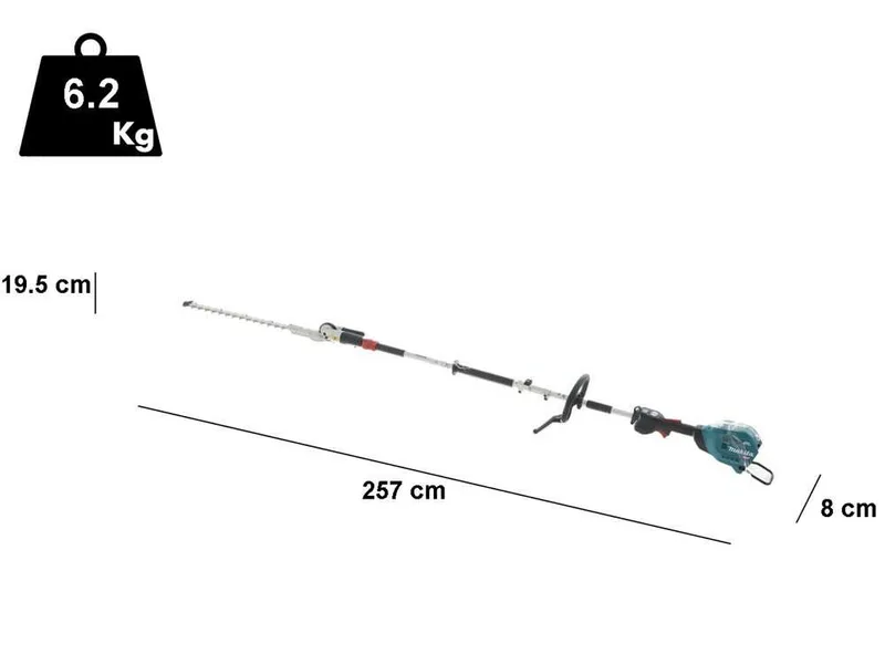 Makita UX01G - Taille-haie à batterie multifonction - 40V/2.5Ah