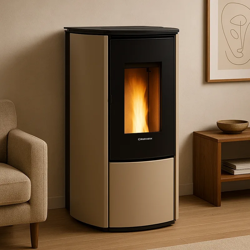 Extraflame katia 9 5.0 evo - Taupe mat poêle à granulés evolution line