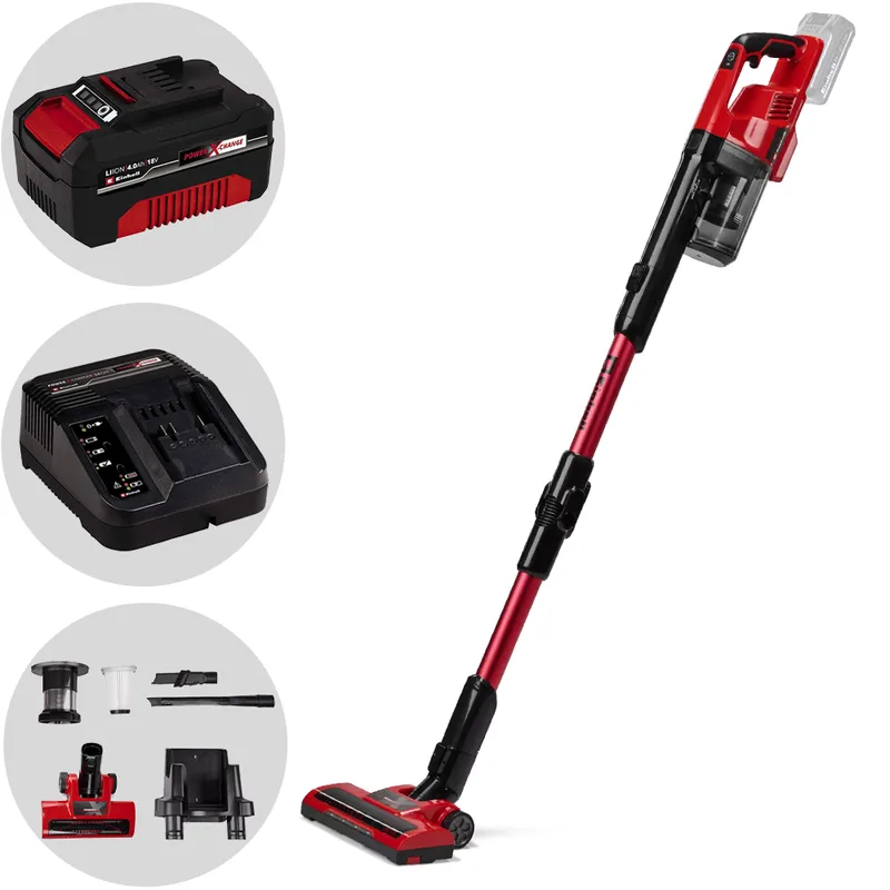 Einhell TE-SV 18 Li-FLX - Aspirateur balai sans fil - 18 V 4 Ah