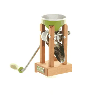 Eschenfelder Novia ng1200 aluminium vert 150g - Floconneuse manuelle avec rouleaux en acier inoxydable