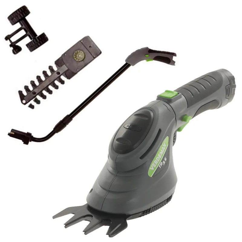 Cisaille à gazon à batterie avec perche Verdemax - TR3.6 - 3.6V 1.5Ah