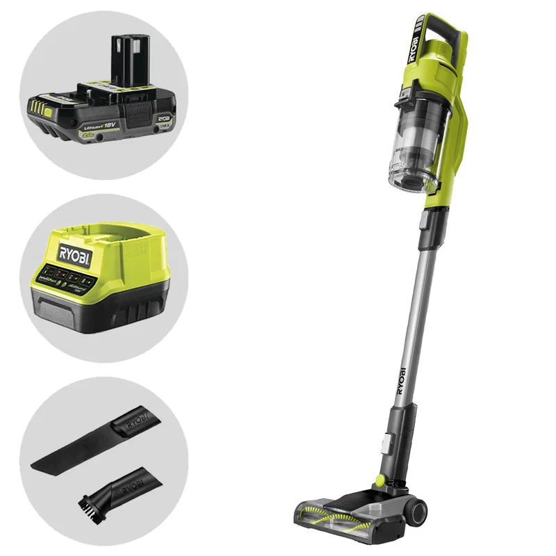 Ryobi RSV18-0 - Aspirateur sans fil - 18V - 2 Ah