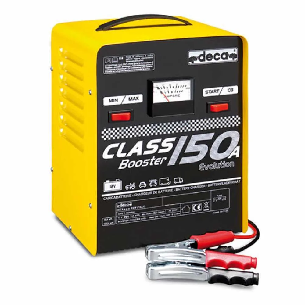 Deca class booster 150A - Chargeur de batterie avec démarreur - monophasé - batteries 12V