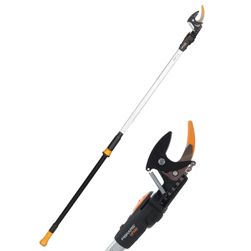 Fiskars UPX82 - Coupe-branches professionnel - perche fixe de 158 cm - Ø 32 mm - échenilloir