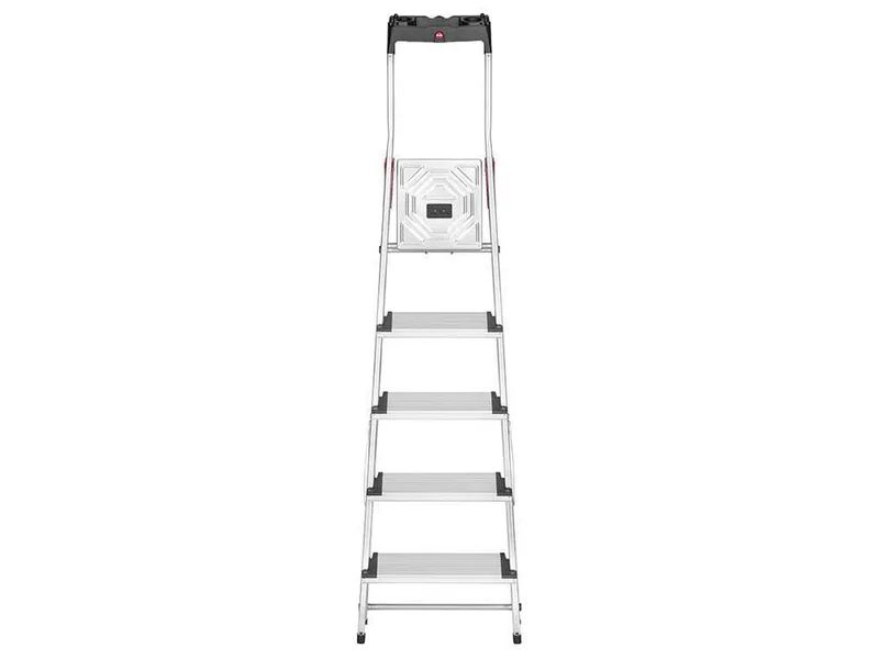 Hailo ProfiStep XXL, 5 marches, 1.68 m - Échelle en aluminium avec tréteau