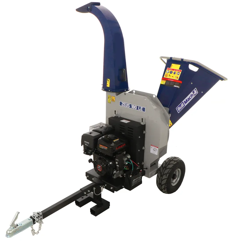 BullMach ZEUS 180 LE - Broyeur thermique remorquable - Loncin 420cm3 avec démarrage électrique