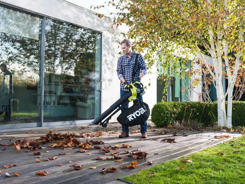 RYOBI OBV18 - Souffleur aspirateur et broyeur sans fil