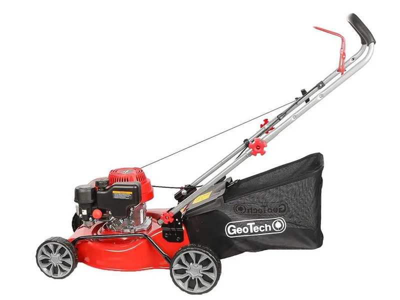 GeoTech S41-130 B - Tondeuse à gazon thermique - Moteur GeoTech de 132cm3