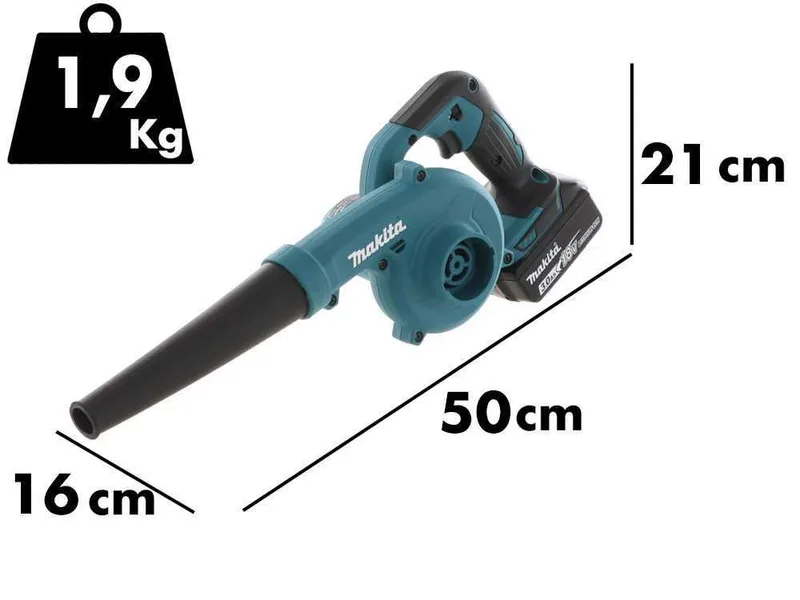 Makita Dub185 - Souffleur électrique à batterie - 18 V 3 Ah