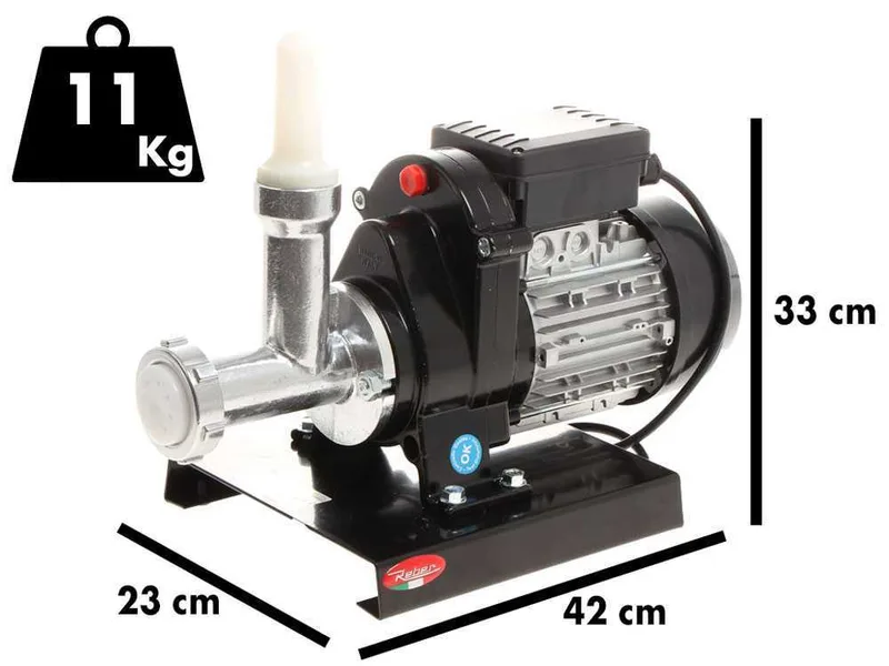Reber N.5 9601N-8400N - Extrudeuse - Machine à pâtes avec moteur électrique à induction 500W