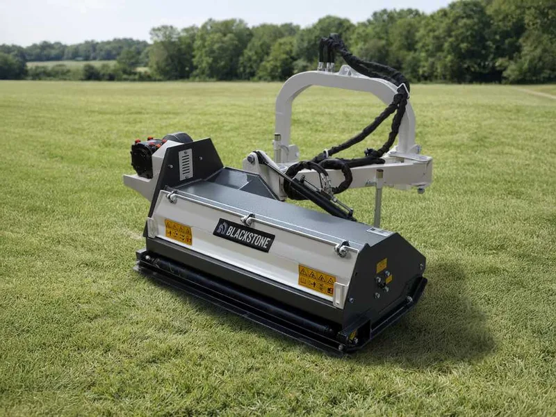 BlackStone BVM 120 M - Broyeur d'accotement latéral à bras pour tracteur - Série médium