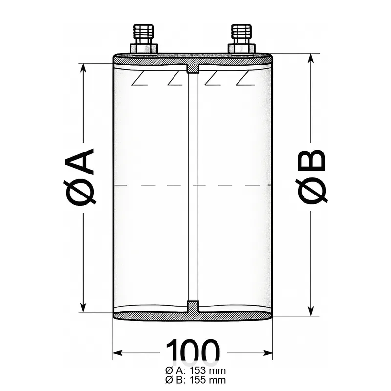 Schiedel absorbeur de bruits solidiens Ø150 mm pour fioul/gaz mat