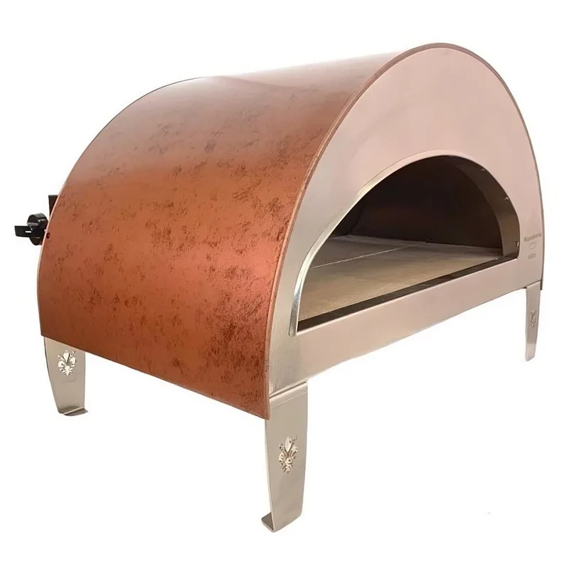Pizza Party Emozione - Four à pizza à gaz d'extérieur - Chambre de cuisson 40 x 70 cm - Sole en biscotto réfractaire