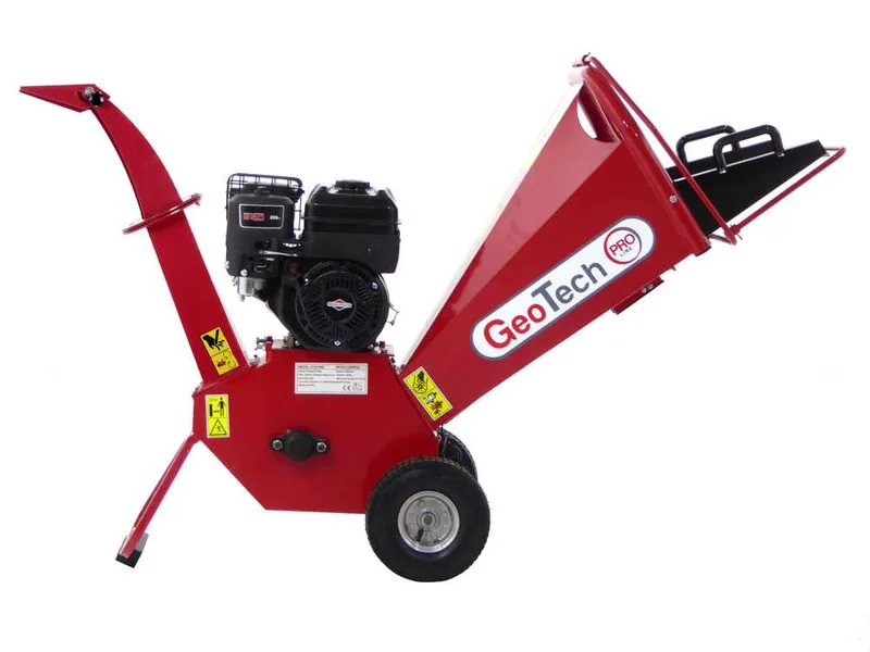 GeoTech Pro PCS70BS - Broyeur de végétaux thermique professionnel - Moteur B&S 950