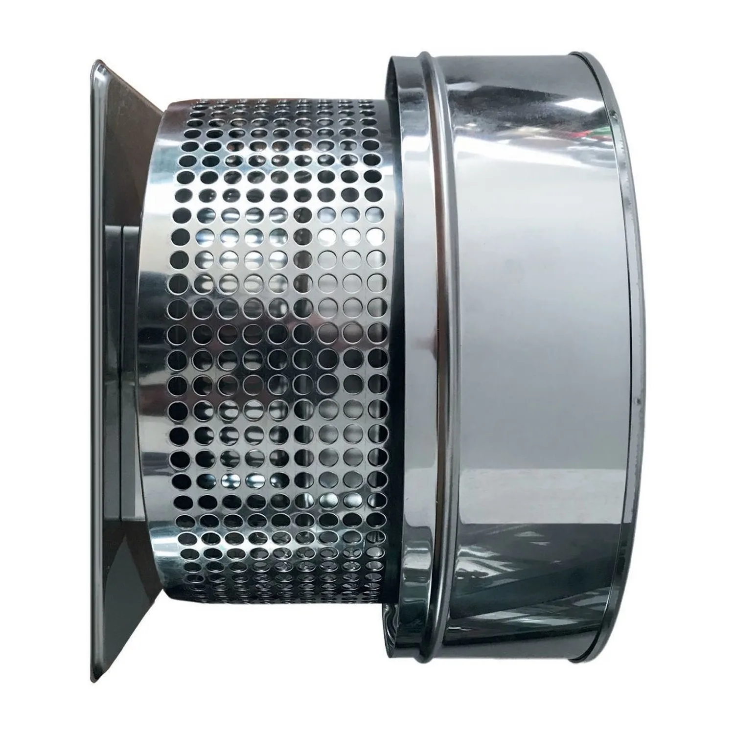 Schiedel ICS régulateur de tirage Ø130 mm pour raccord de trappe de visite angulaire double paroi brillant