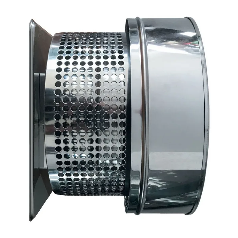Schiedel ICS régulateur de tirage Ø130 mm pour raccord de trappe de visite angulaire double paroi brillant