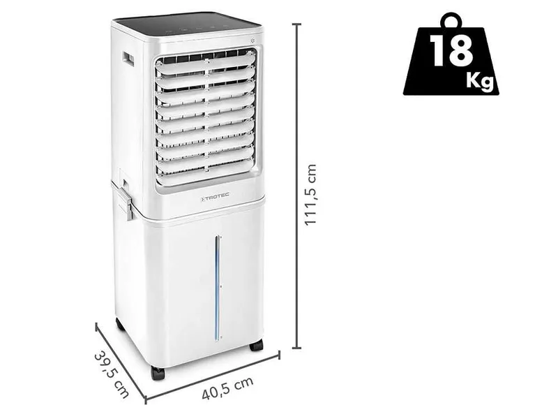 Trotec PAE 81 - Rafraîchisseur d'air par évaporation - Réservoir de 60 litres