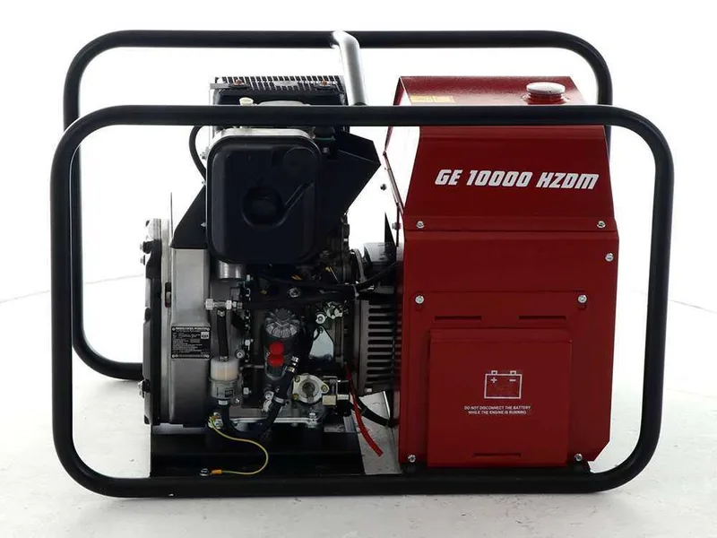 Mosa ge 10000 hzdm - Groupe électrogène diesel 9 KW - Continu 8.1 kW Monophasé - Moteur Hatz 1D90