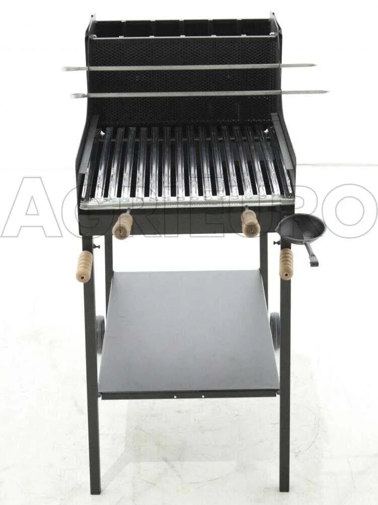 Cruccolini Fuocone Inox - Barbecue à bois et charbon en fer artisanal