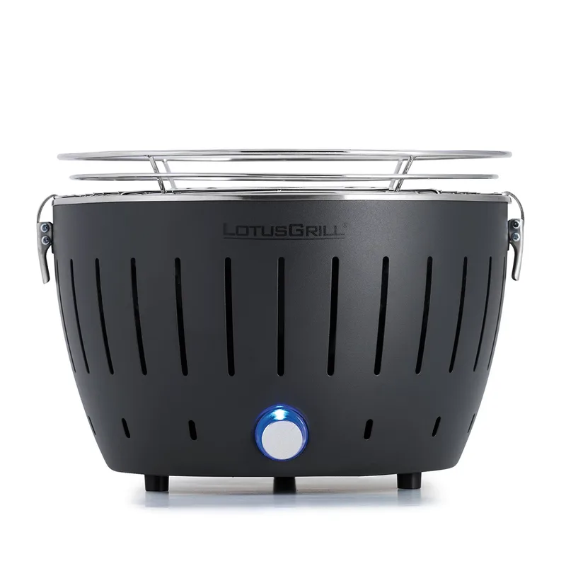 LotusGrill LG G28 U - Barbecue portable pour l'extérieur Mini - Coque anthracite