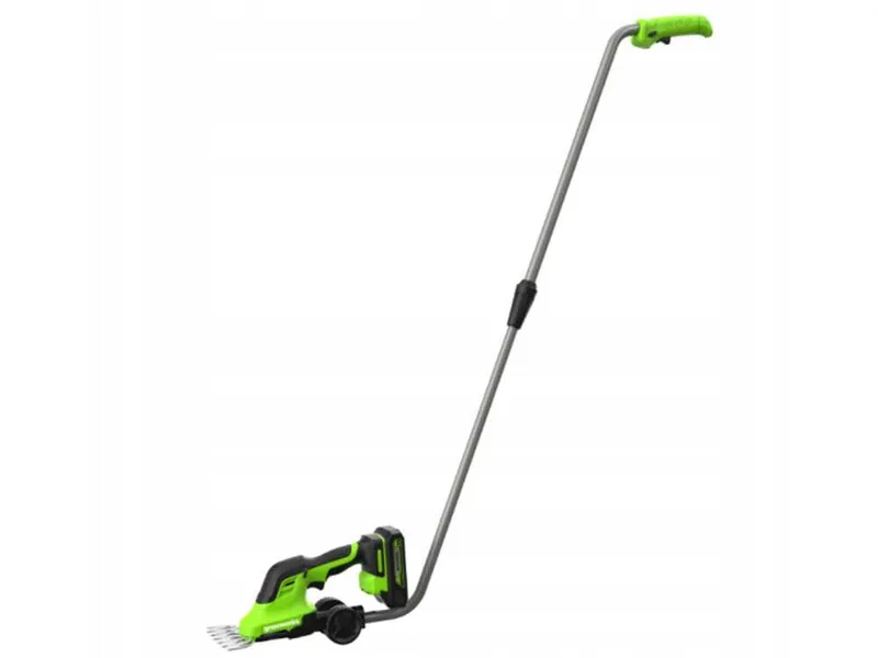 Greenworks G24SHT - Cisaille à gazon à batterie sur perche - Kit batterie de 24V/2.0Ah et chargeur