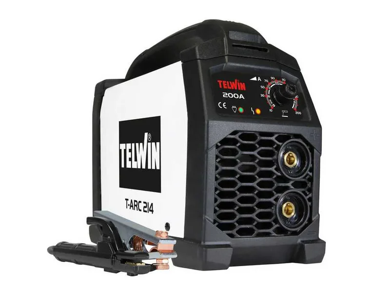 Telwin T-ARC 214 – Poste à souder Inverter (MMA, TIG) – Courant continu (DC)