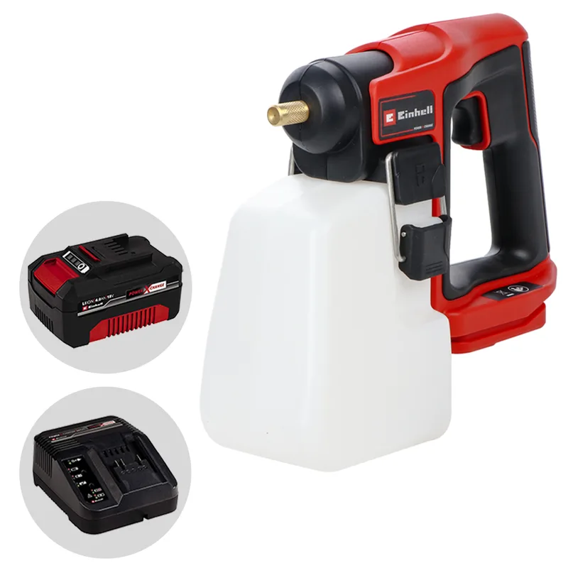 Einhell GE-WS 18/10 Li - Atomiseur portable à batterie - Batterie de 18V 4Ah