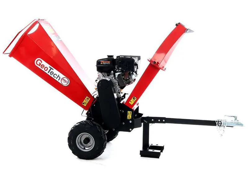 GeoTech Pro PCS 150L - Broyeur de branches thermique professionnel - Moteur Loncin1 5 CV