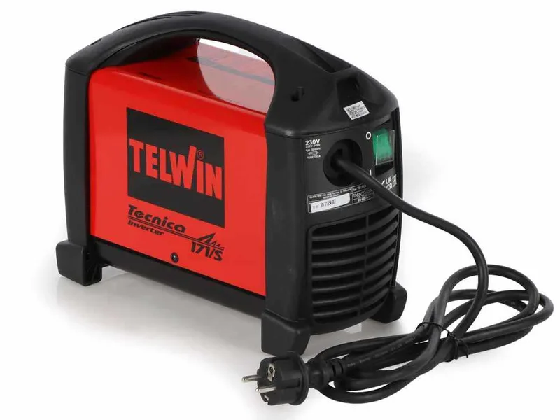 Telwin Tecnica 171/S - Poste à souder inverter (MMA, TIG) + Mallette, à courant continu (DC)