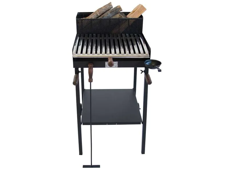 Cruccolini Belvedere - Barbecue en fer artisanal à bois et à charbon