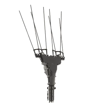 Zanon Murcielago R AL300 - Peigne vibreur électrique à batterie dorsale 50.4V 6.4Ah - Perche télescopique 210/340 cm