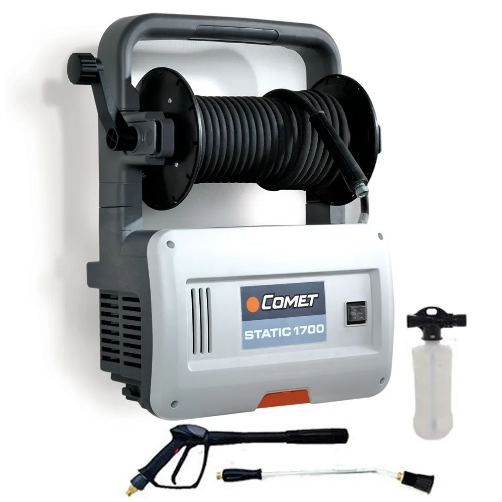 Comet Static 1700 Classic - Nettoyeur haute pression fixe à eau froide semi-professionnel - 510 lt/h - 150 bars