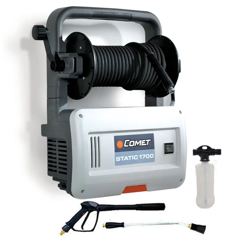 Comet Static 1700 Classic - Nettoyeur haute pression fixe à eau froide semi-professionnel - 510 lt/h - 150 bars