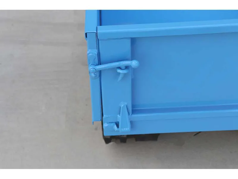 Caisson en acier inox avec ridelles extensibles pour motocompresseur Campagnola MC 658 Track à chenilles