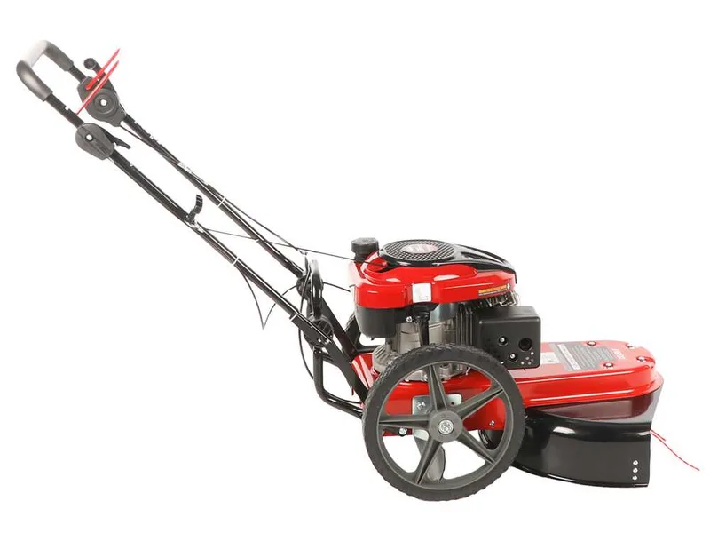 GeoTech DG 58 F - Débroussailleuse manuelle à roues à essence 4 temps