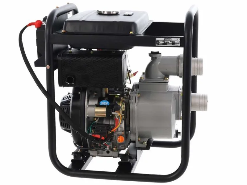 Pompe thermique diesel Blackstone BD 8000ES raccords 80 mm - 3 pouces - démarrage électrique - réservoir de 14 litres - Euro 5