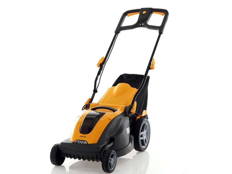 Tondeuse électrique à batterie Stiga COMBI 340e - Lame de 38cm - Batterie de 4 Ah et chargeur inclus
