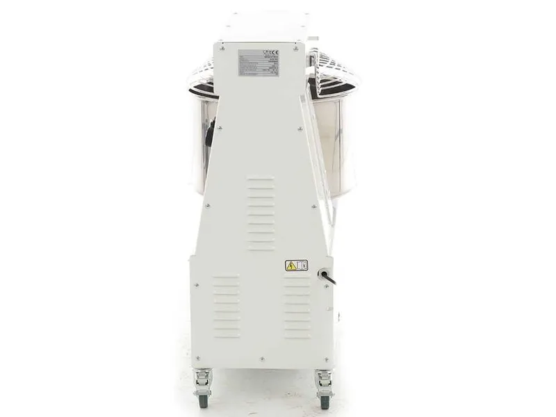 Pétrin à spirale professionnel Seven Italy GH 30 - 230 V - Avec roues et Minuterie
