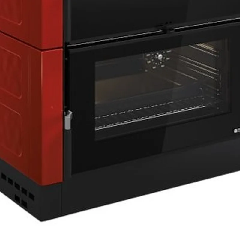La Nordica VERONA XXL.16 Majolika - rouge bordeaux cuisinière à bois