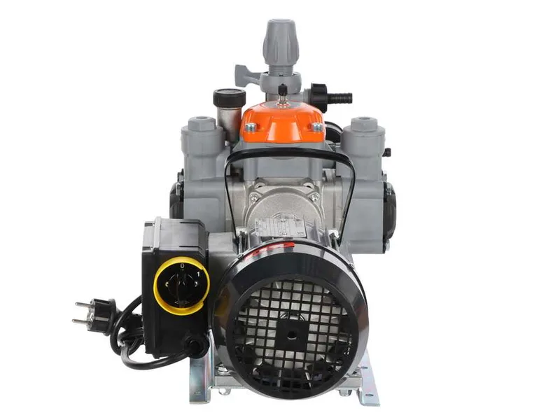 Kit motopompe électrique de pulvérisation avec chariot - Comet MTP BPX25 PP - Pour produits chimiques et acides