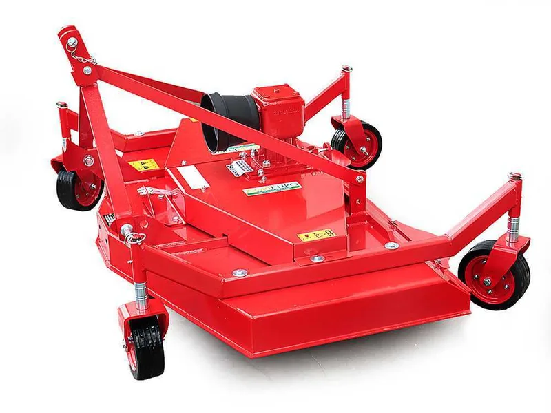 Premium Line TMM 120 - Plateau de coupe pour tracteur – 3 rotors à 1 lame - Prise de force anti-horaire (Rotation vers la gauche)