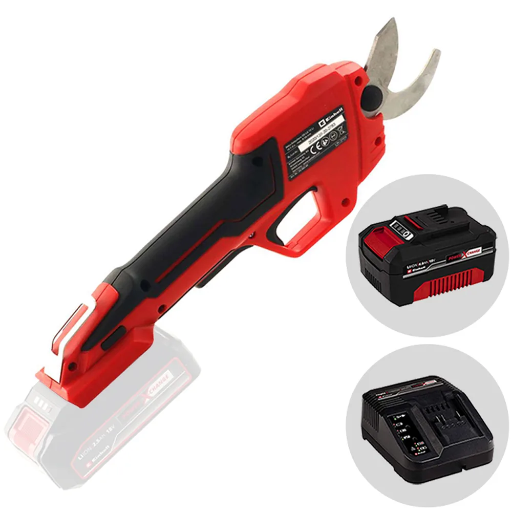 Einhell GE-LS 18 Li - Sécateur à batterie de taille - 18V 4Ah - Diamètre de coupe 28 mm