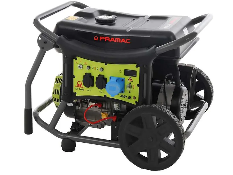 WX7000 Pramac - Groupe électrogène 6.1 kw monophasé à essence - Sur chariot