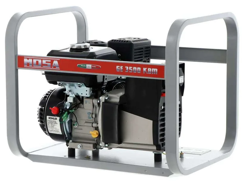 MOSA GE 3500 KBM - Groupe électrogène à essence 2.9 KW - Continue 2.6 kW Monophasé - Moteur Kohler CH270